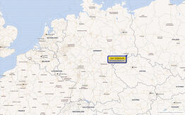 Kartenausschnit mit Standort des Unternehmens